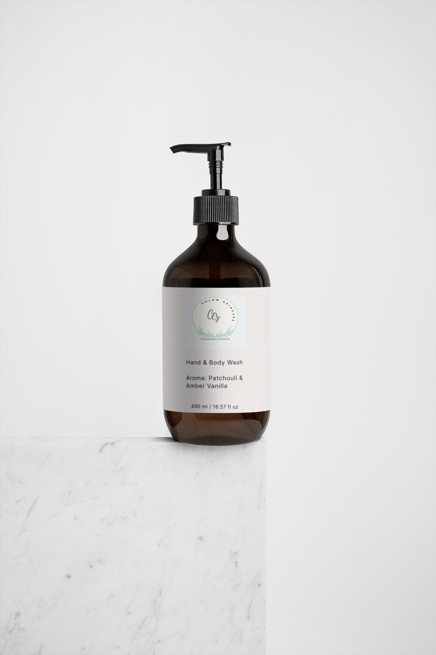 Hand & Body Wash, Patchouli & Amber Vanilla 16.57 fl oz