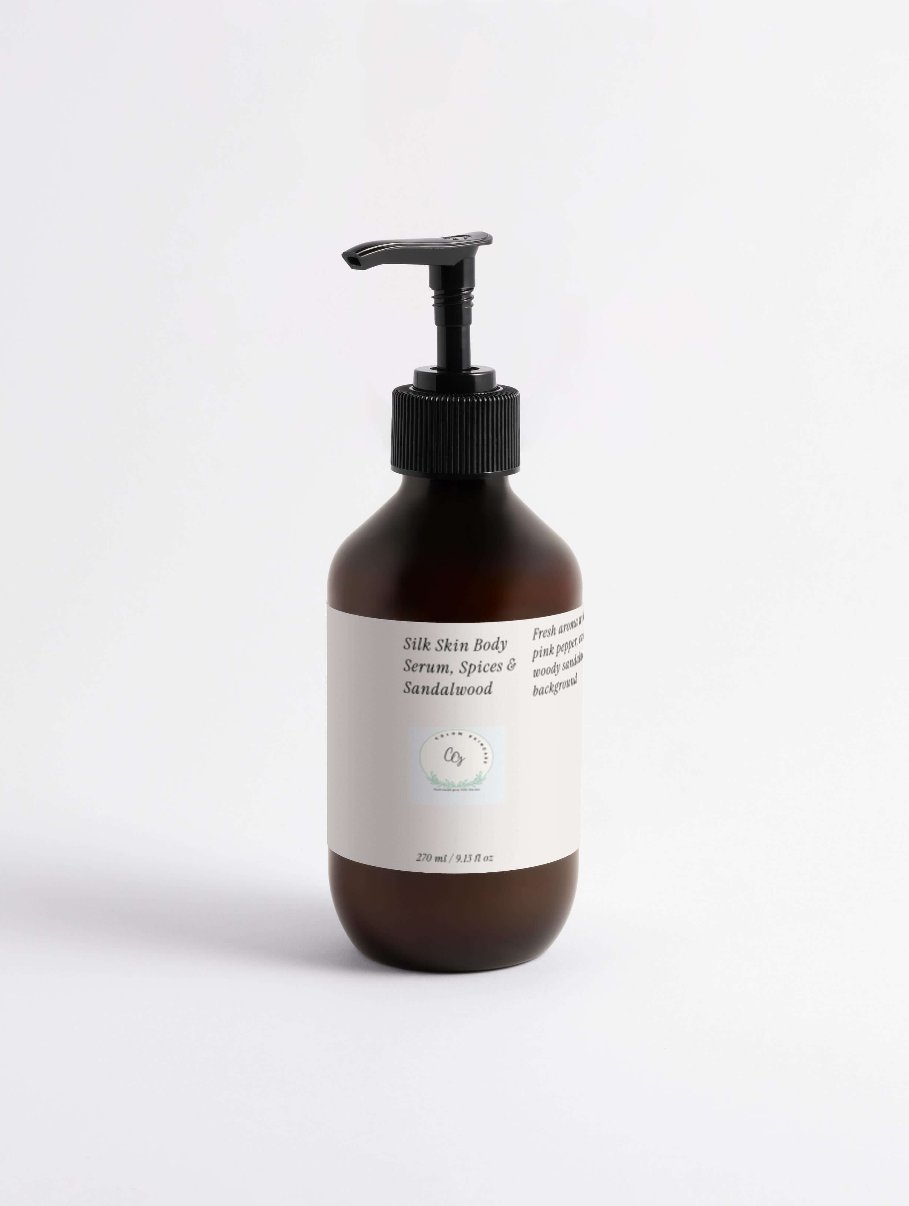 Silk Skin Body Serum Spices & Sandalwood Blend – Cglow Skincare